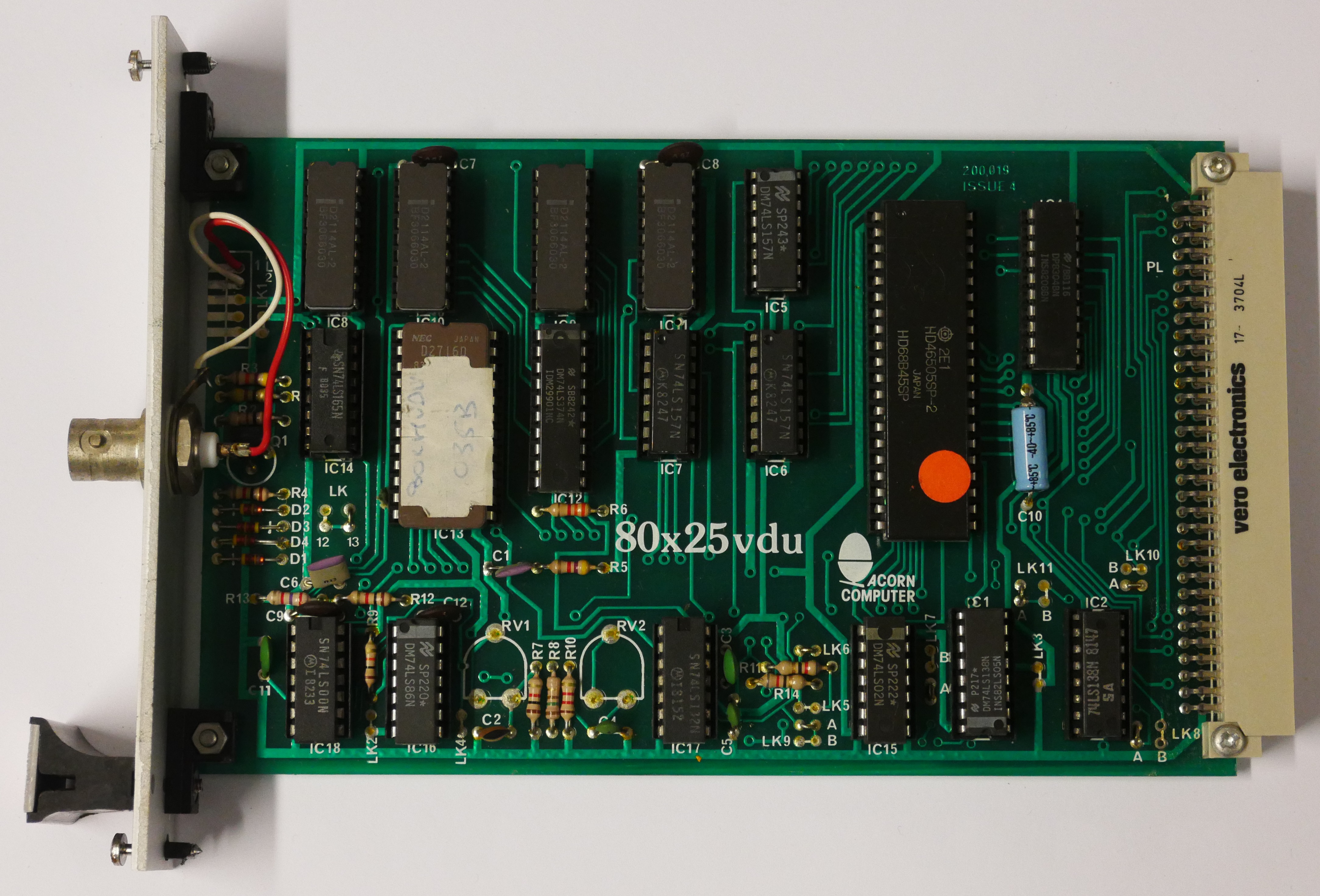Acorn 80 x 25 VDU Interface Issue 4